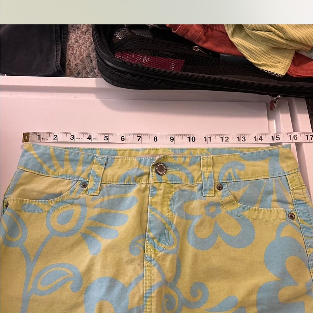GAP Floral Mini Skirt - Green and Blue - Picture 7 of 7
